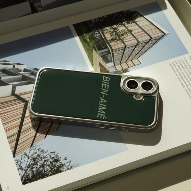 [MADE] BIEN-AIMÉ SILVER EPOXY PHONE CASE