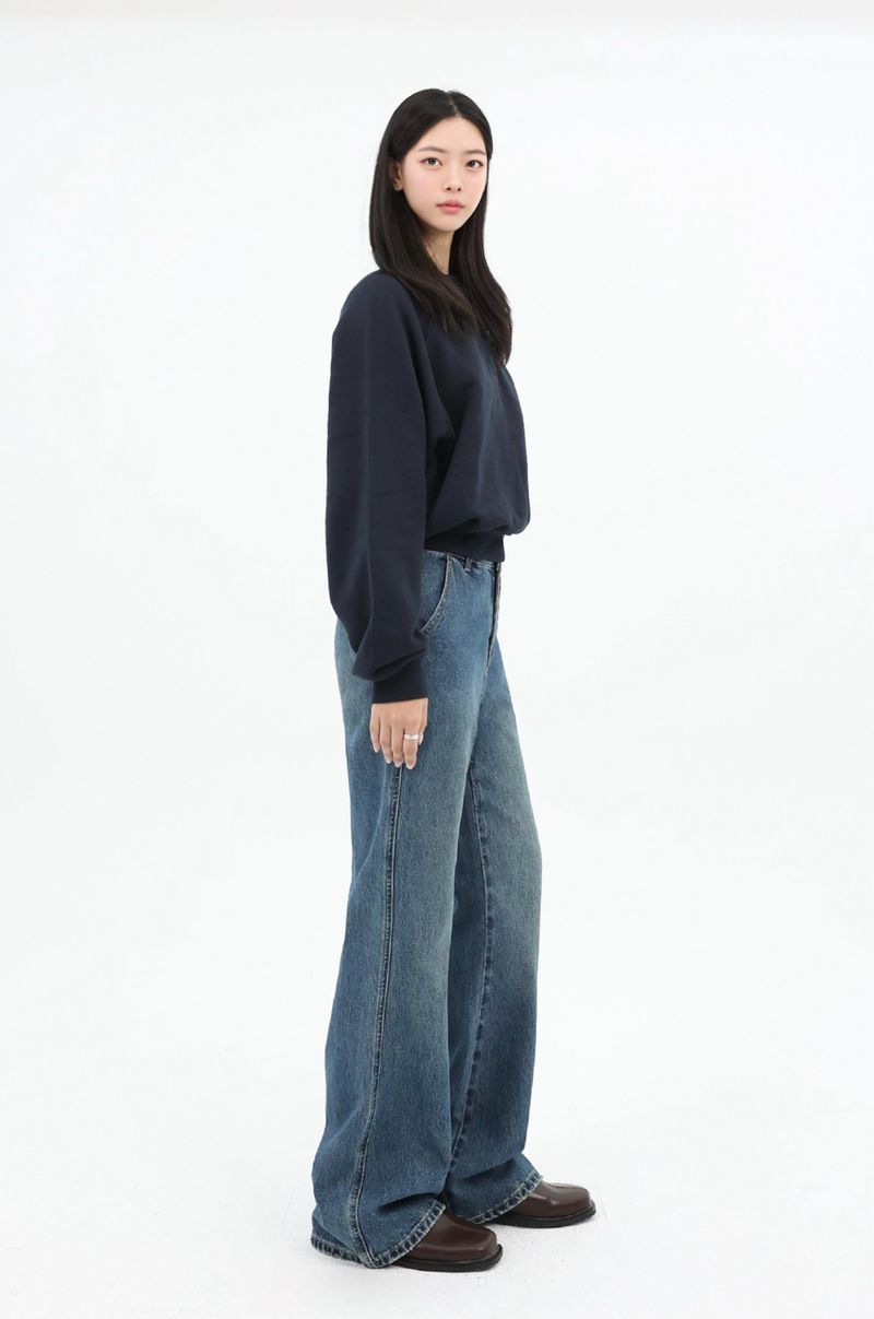 SIGNATURE LOGO FLARE DENIM code 26007