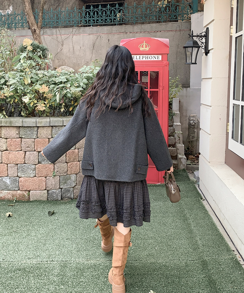 Duffle Half-Length Handmade Coat Jacket