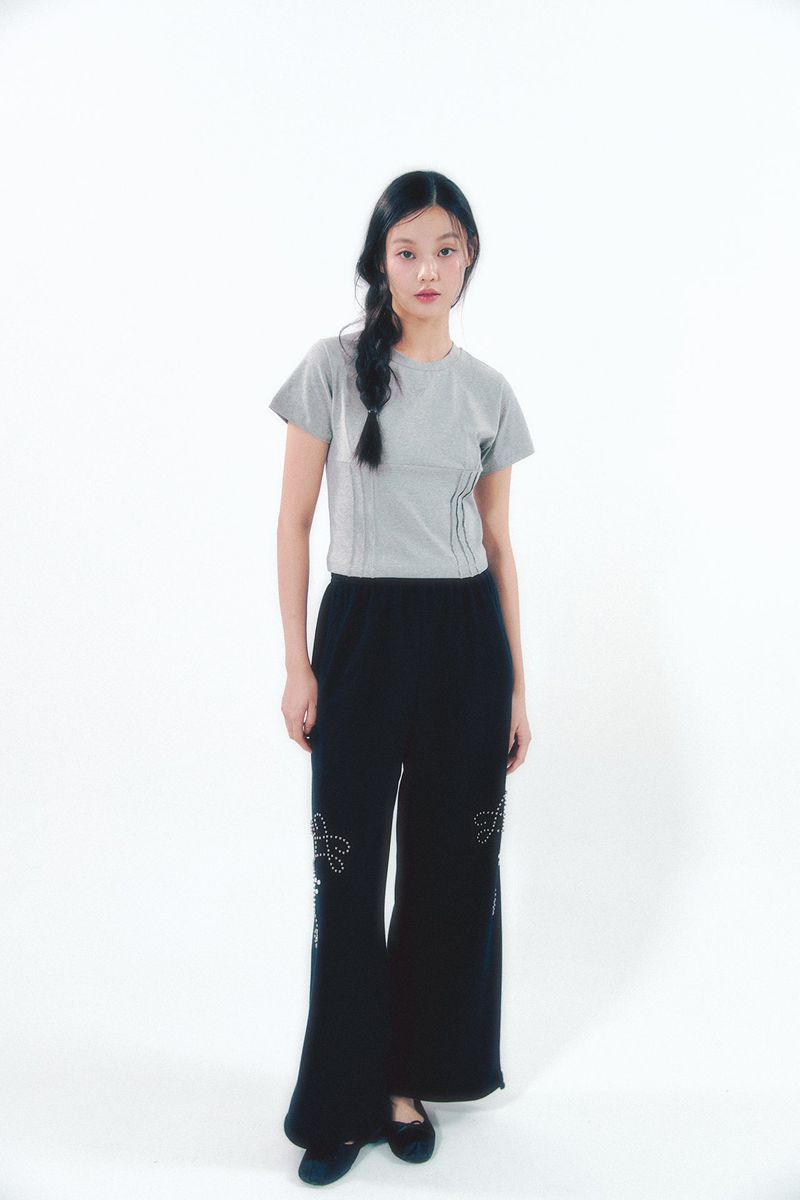Pearl Track Pants Black