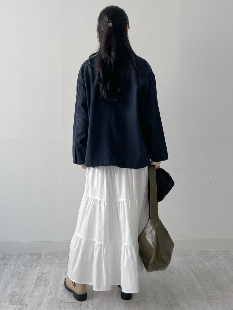 Betty Cotton Work Half Jacket
