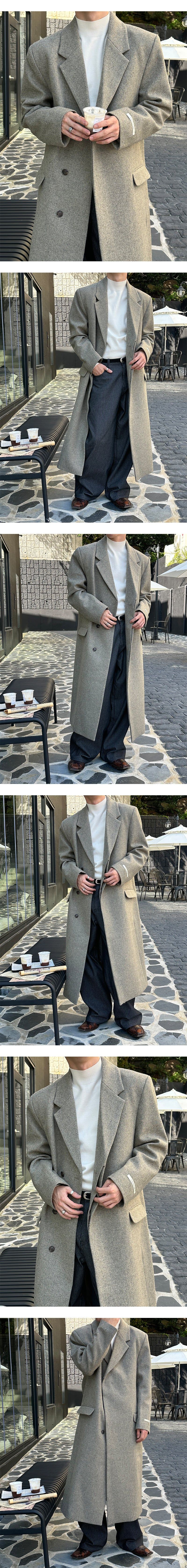 [F/W] Hidden max wool long coat(3color)