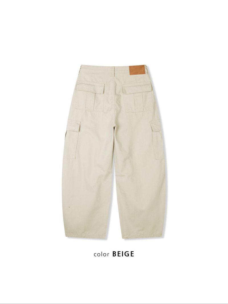 Bone Washed Cargo Pants