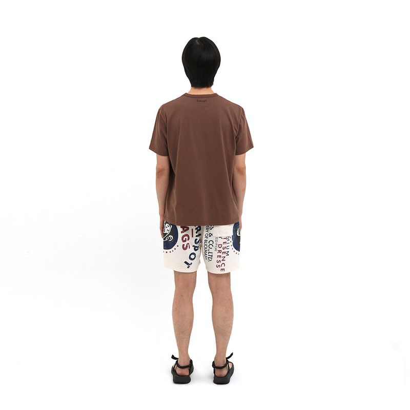 S CLEF BANDANA TEE (BROWN)