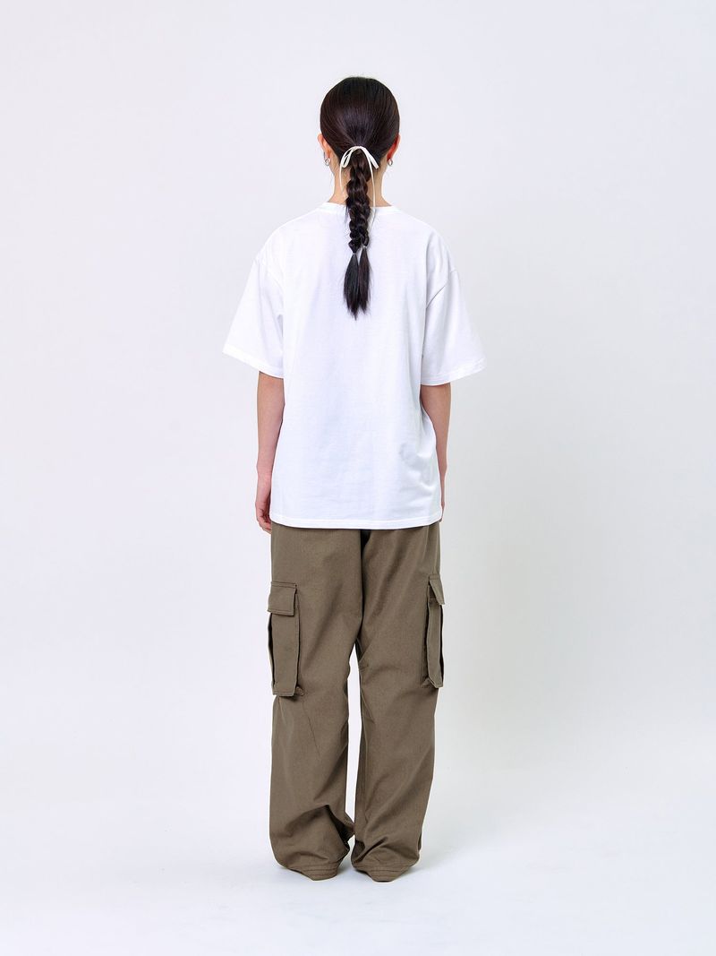 LYING DOG T-SHIRT_White