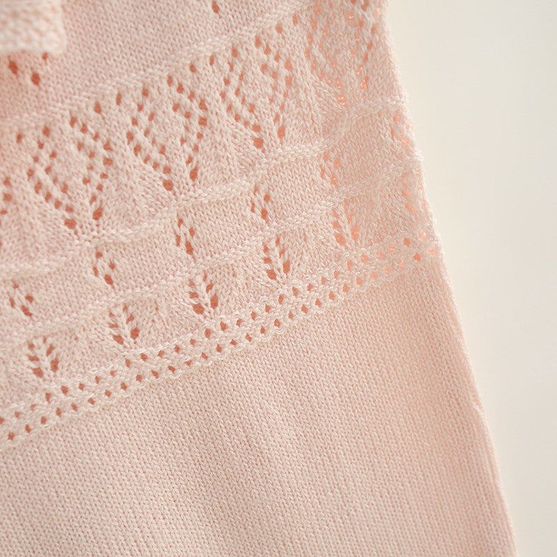 Celly Ribbon Short Sleeve Knit