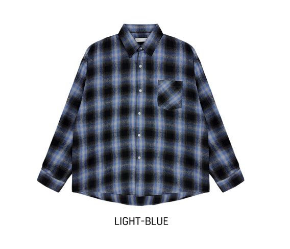 Doze loose fit check shirt