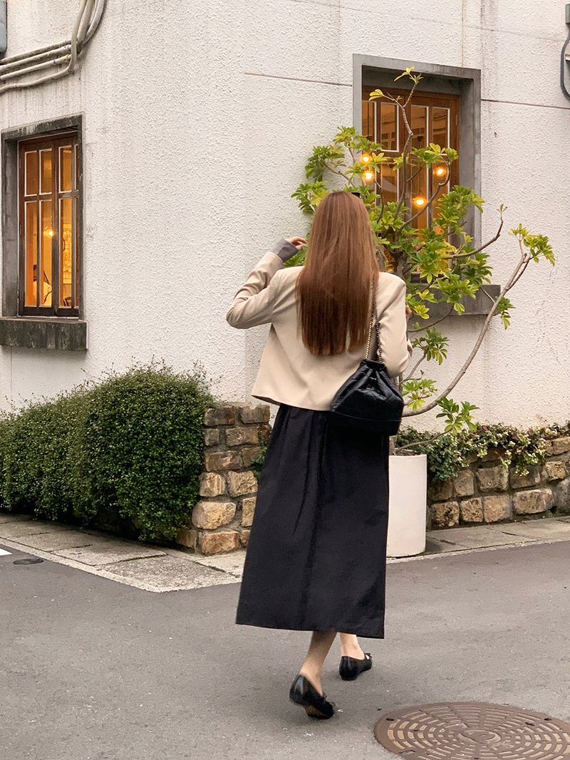 [MADE] VELY TENCEL LAYERED TEE