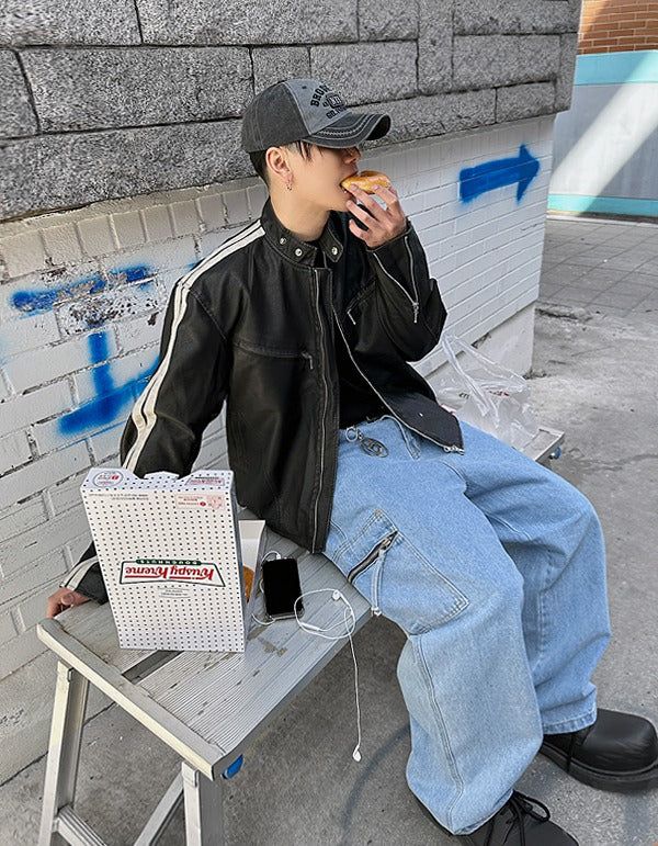 HOLY IN CODE(ホーリーインコード)の「No.0058 VTG y2k leather JK (3color)(Jackets/Outerwear)」