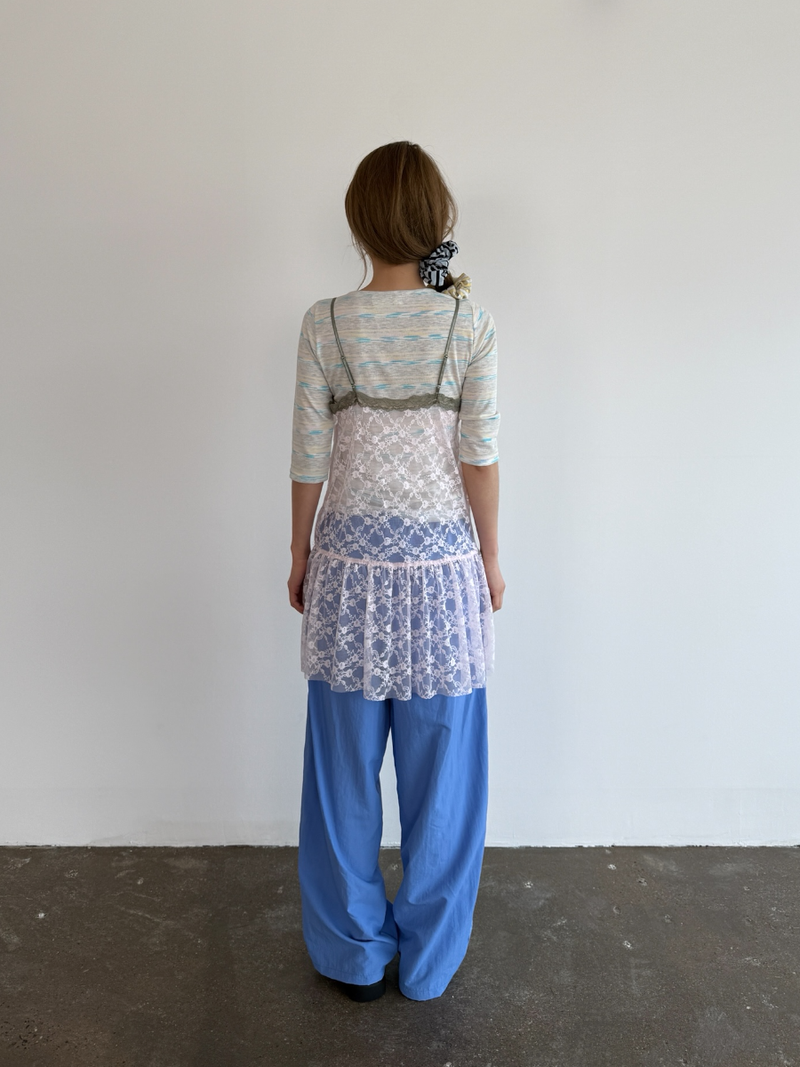 pattern henly neck T