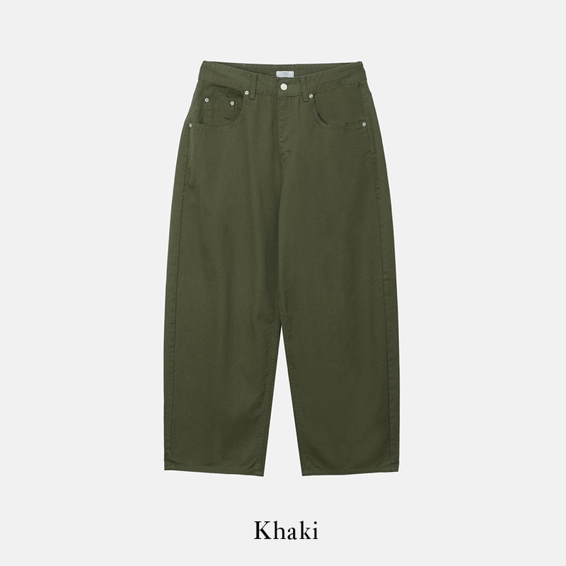 Cotton wide soft balloon pants