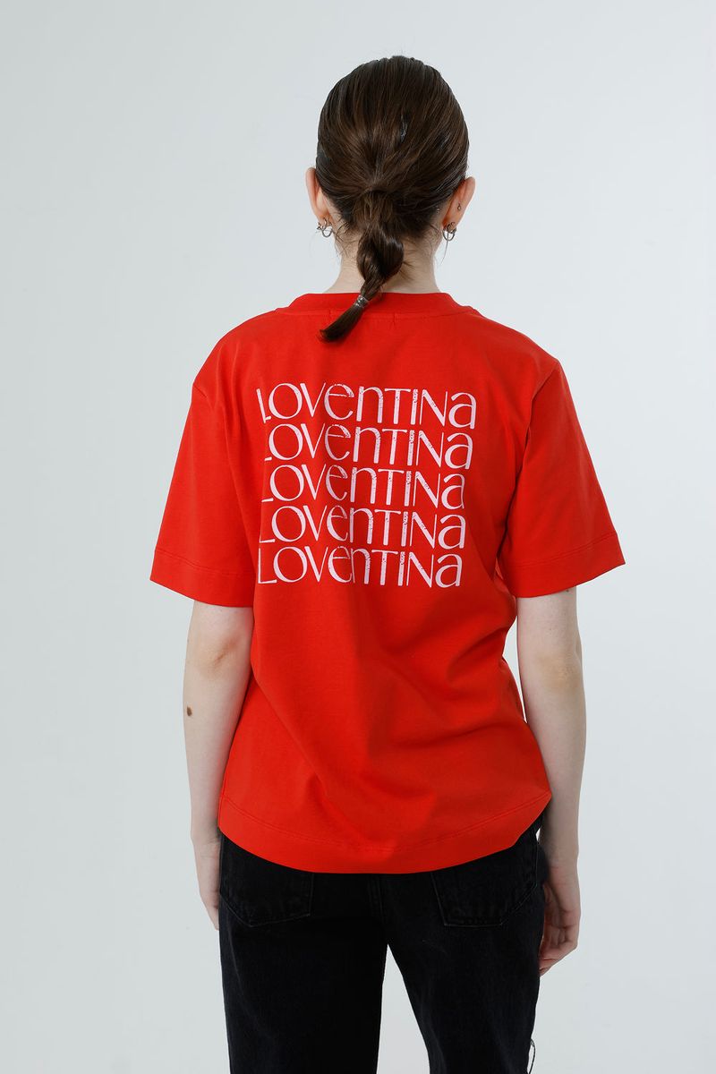 MULTI PRINTING T-SHIRT_RED