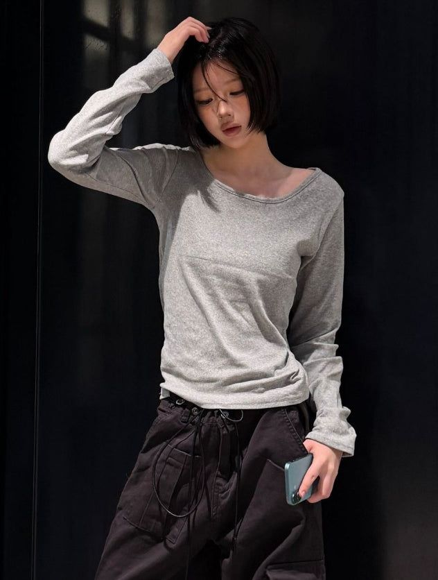 hatsukoshi（ハツコシ）の「[1+1] Basic Long Sleeve T-Shirt（Tops）」