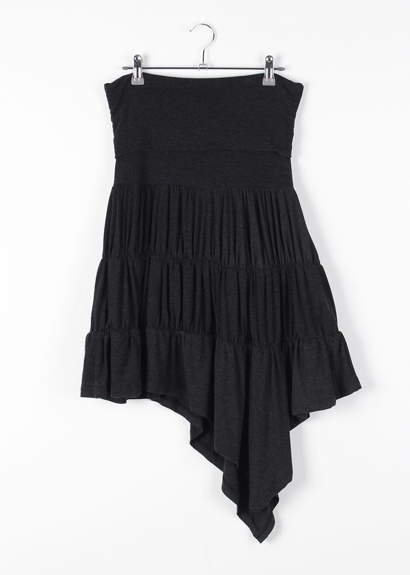 UNBAL WRINKLE SKIRT