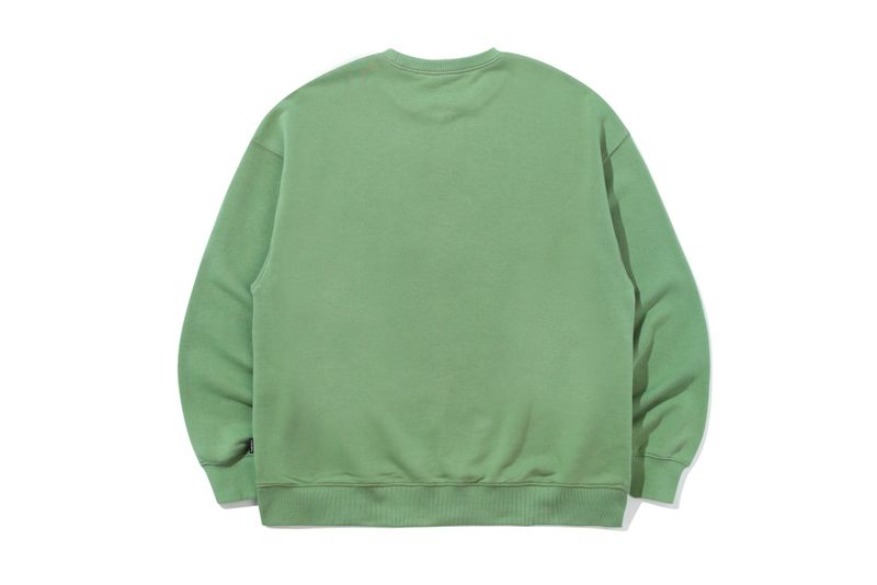 STITCH SLOGAN FLOWER CREWNECK