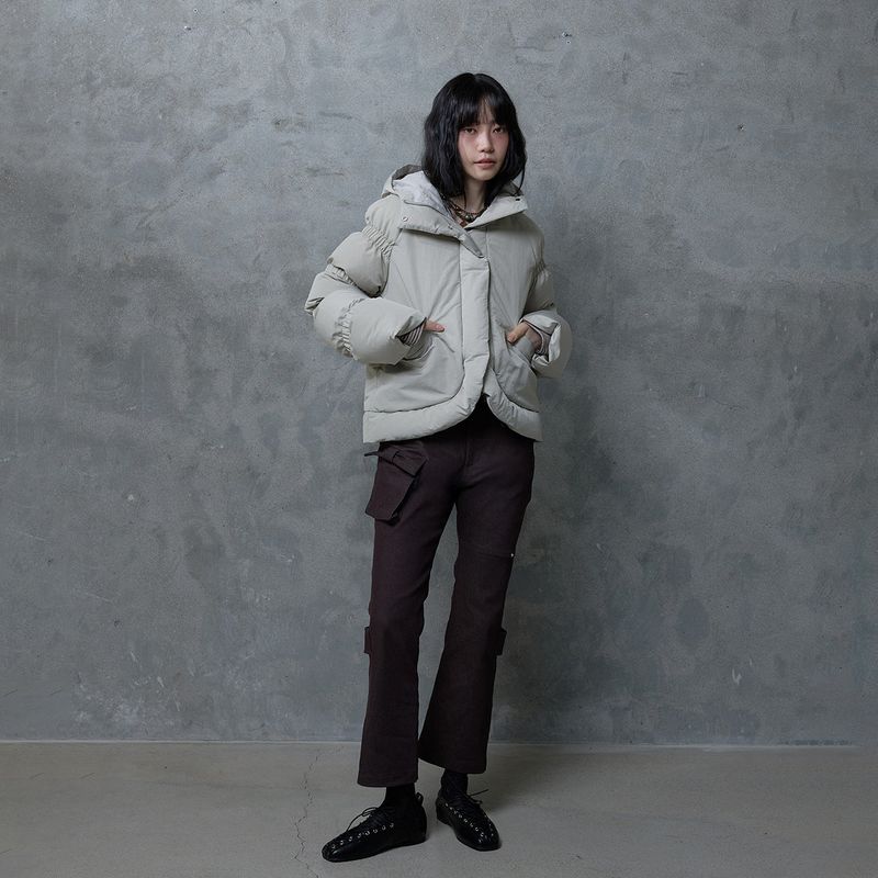RIBBON POCKET ANKLE PANTS