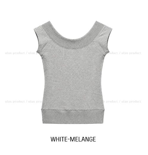 Bendy Slim Ribbed Two-Way Short Sleeve