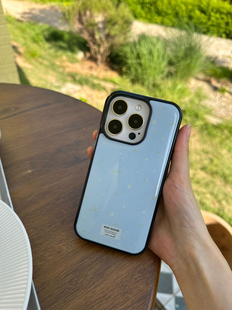 sky flower phone case 