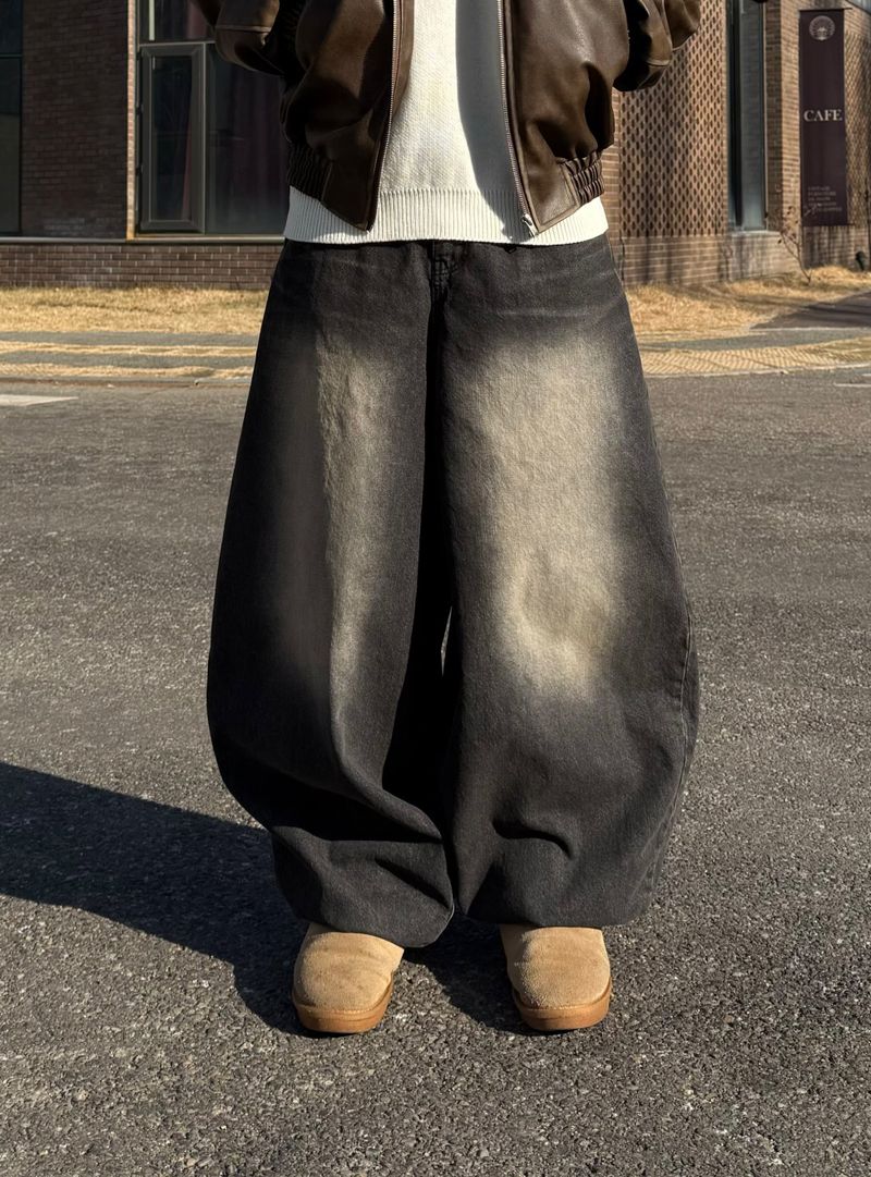 ONEPICK CLOTHES(ワンピッククローズ)の「ONE BALLOON WASHED DENIM(Pants)」