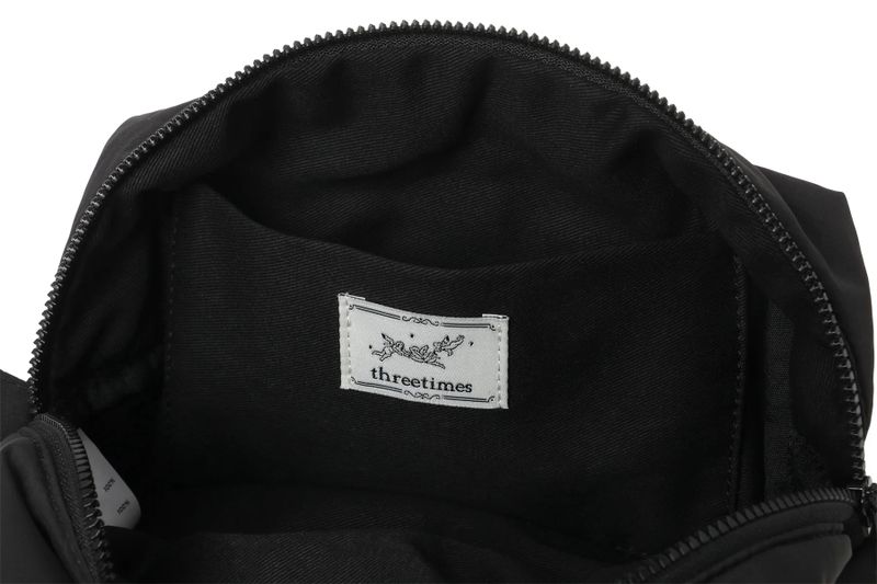 Bebe square pouch - black