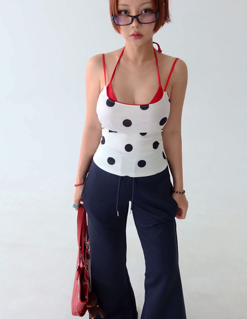 Yuki Slim Banded Bootcut Long Pants
