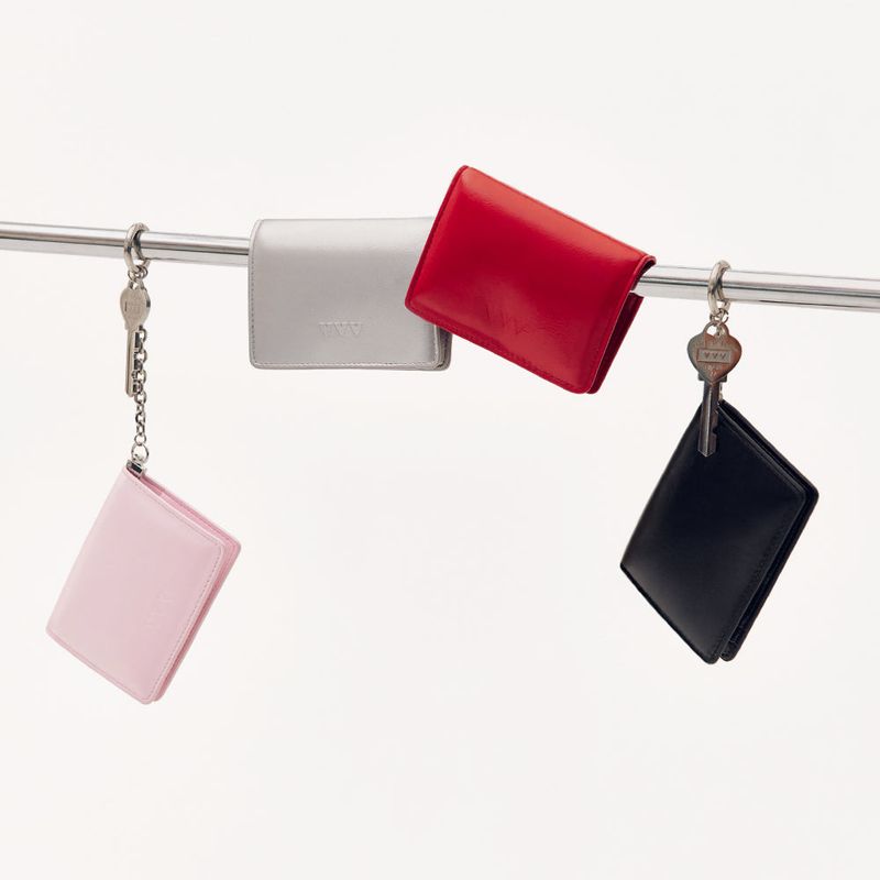 Key Chain Puffer Card Wallet