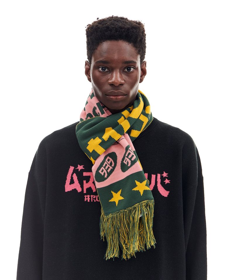 ARCHIVE BOLD（アーカイブボールド）の「JP LOGO MUFFLER (GREEN)（Fashion Accessories）」
