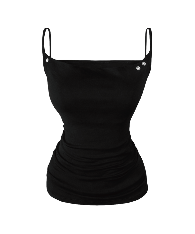 Kendall Eyelet Drape Top (2color)