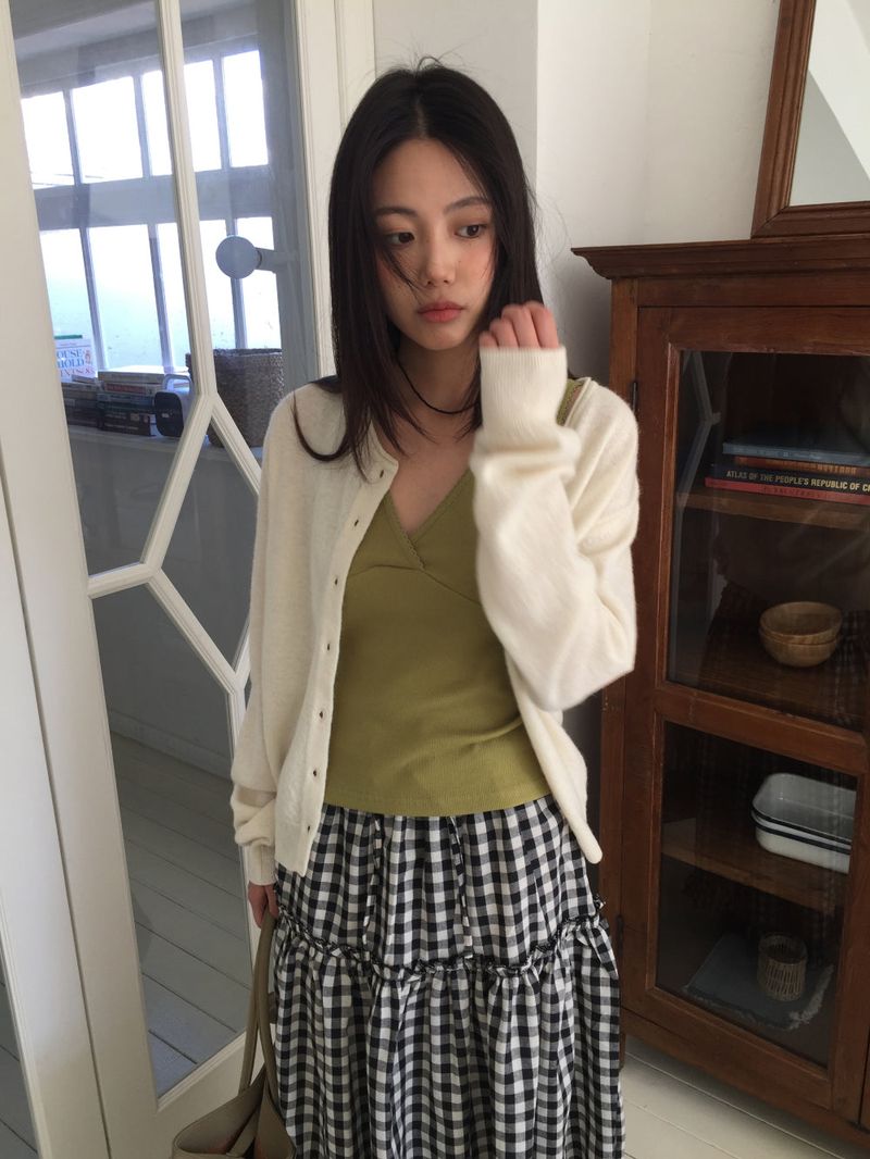 Engadin Round Cardigan (6Colors)