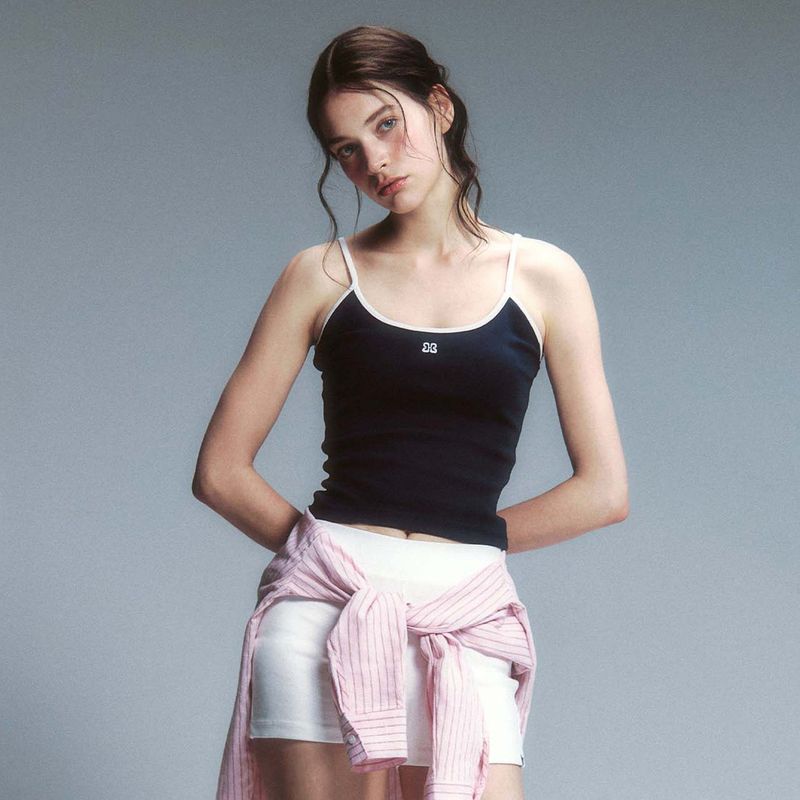 Essential Contrast Sleeveless Navy