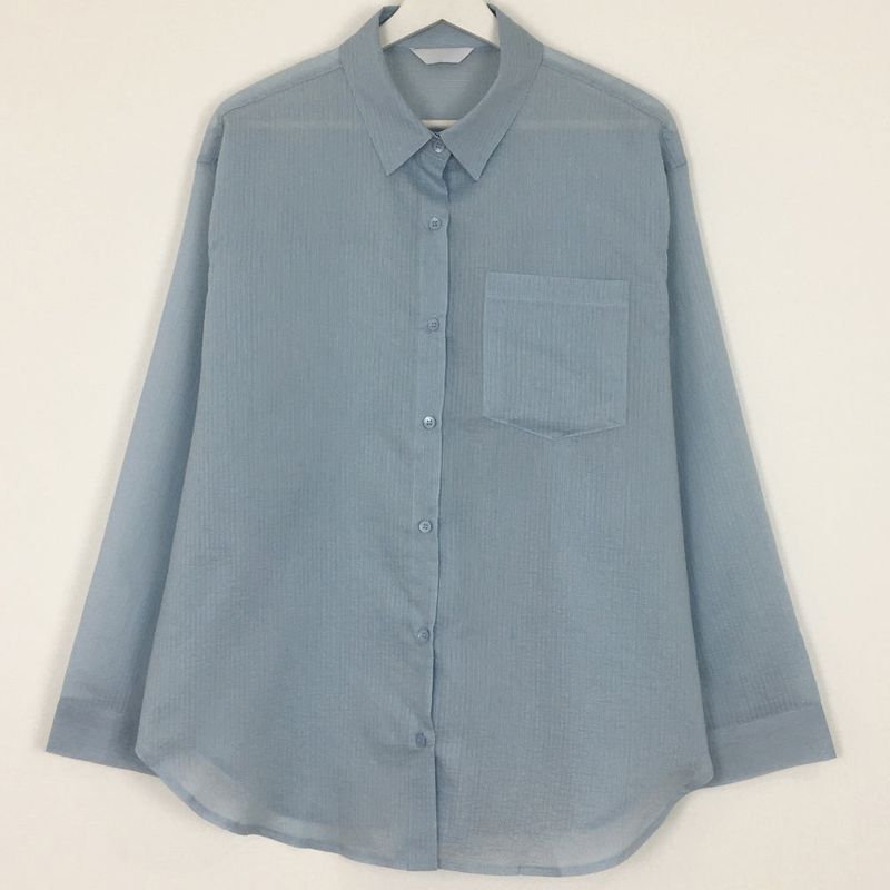 Stripe Cotton Shirt (2color)