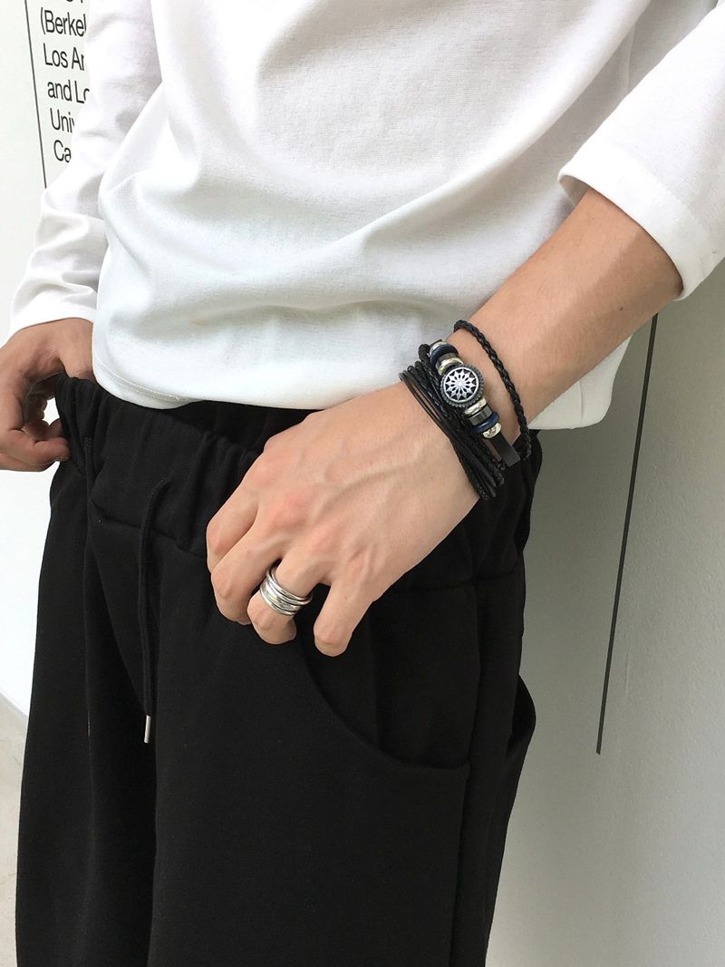 Archis Layered Sagging Bermuda Shorts 2C