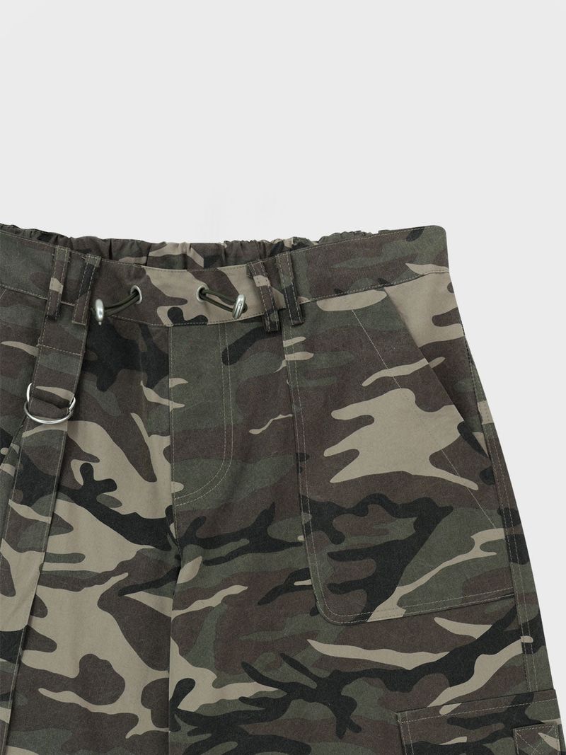 D-ring Cargo Pants_Camoflage beige