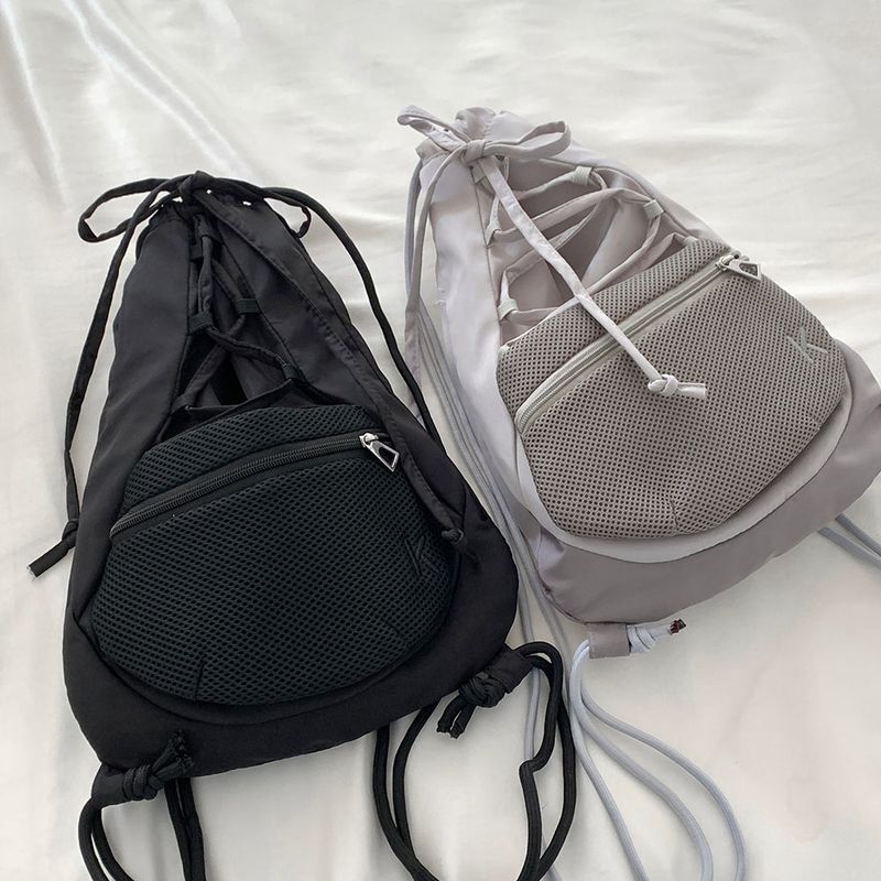 Yar Nylon Balecore Strap Mesh Pocket String Backpack