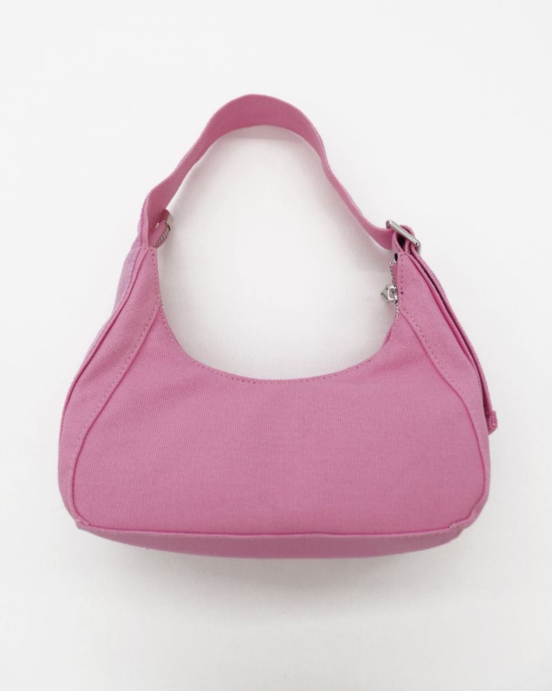 Bruce two-pocket cotton mini tote shoulder bag