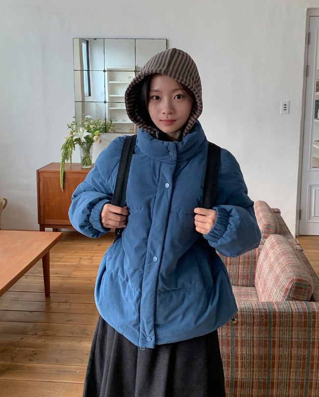 BAON（バオン）の「Mofui String Corduroy Padding Jumper（Jackets/Outerwear）」