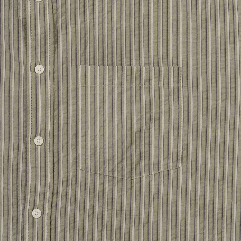 SY Relaxed Fit Seersucker Stripe Shirt (4C)