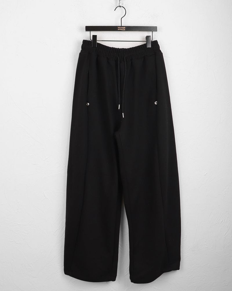 Jode Side Snap Balloon 2-Way Training Long Wide Jogger Pants