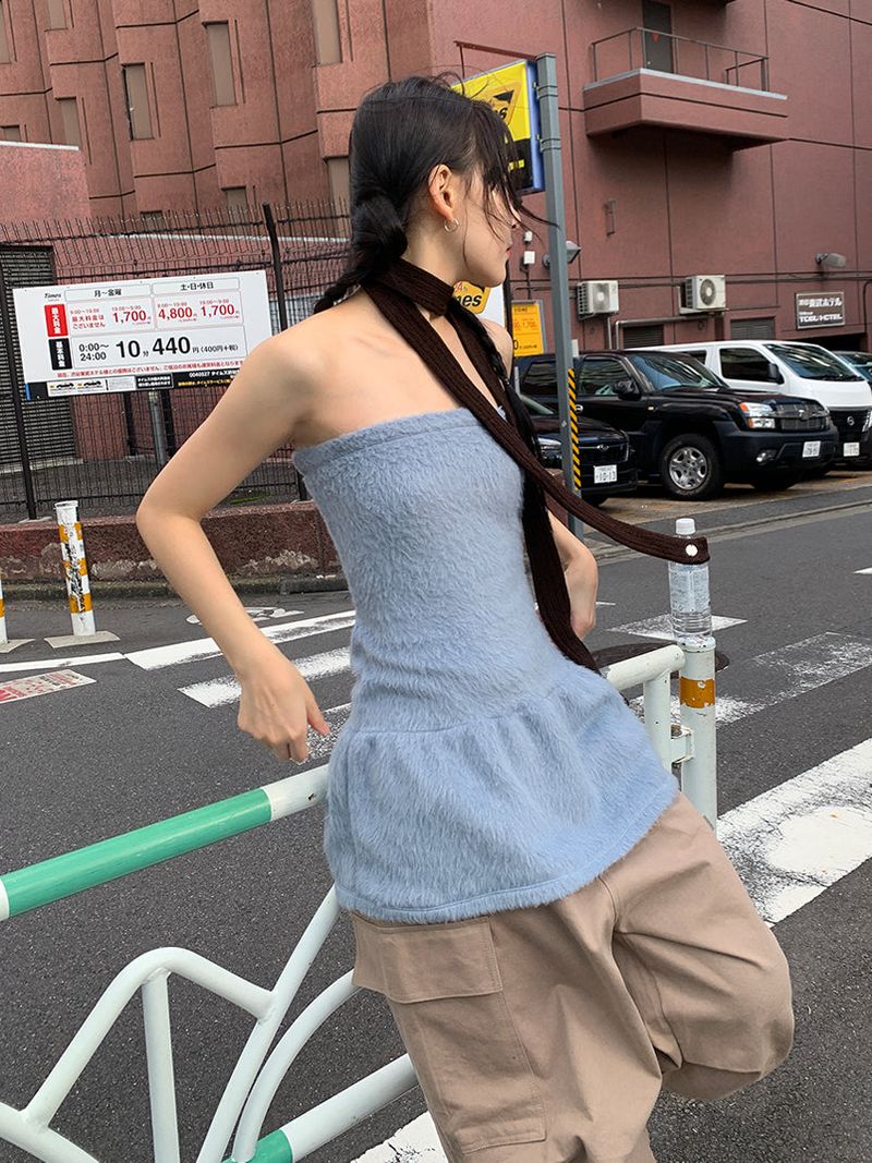 MINK TOP FLARE DRESS (2C)