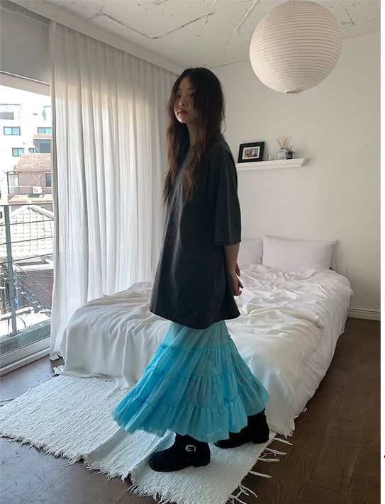CANCAN LAYERED SKIRT DRESS (3C)