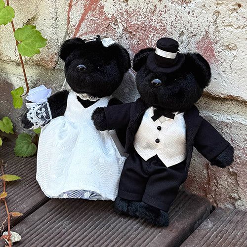 Wedding Couple Keyring Set [BLACK]