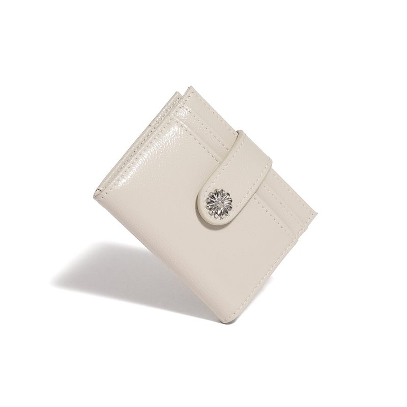 Mini Daisy Photo Slot Card Holder Card Wallet warmgray