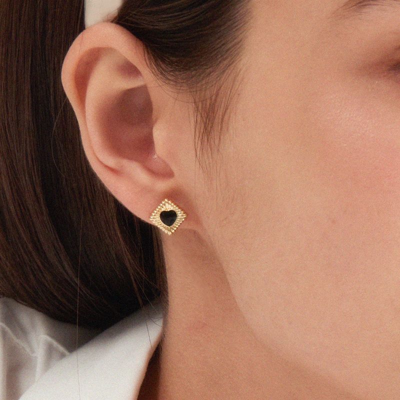 noonoofingers（ヌヌフィンガース）の「[s925post] yarn earring（Accessories）」