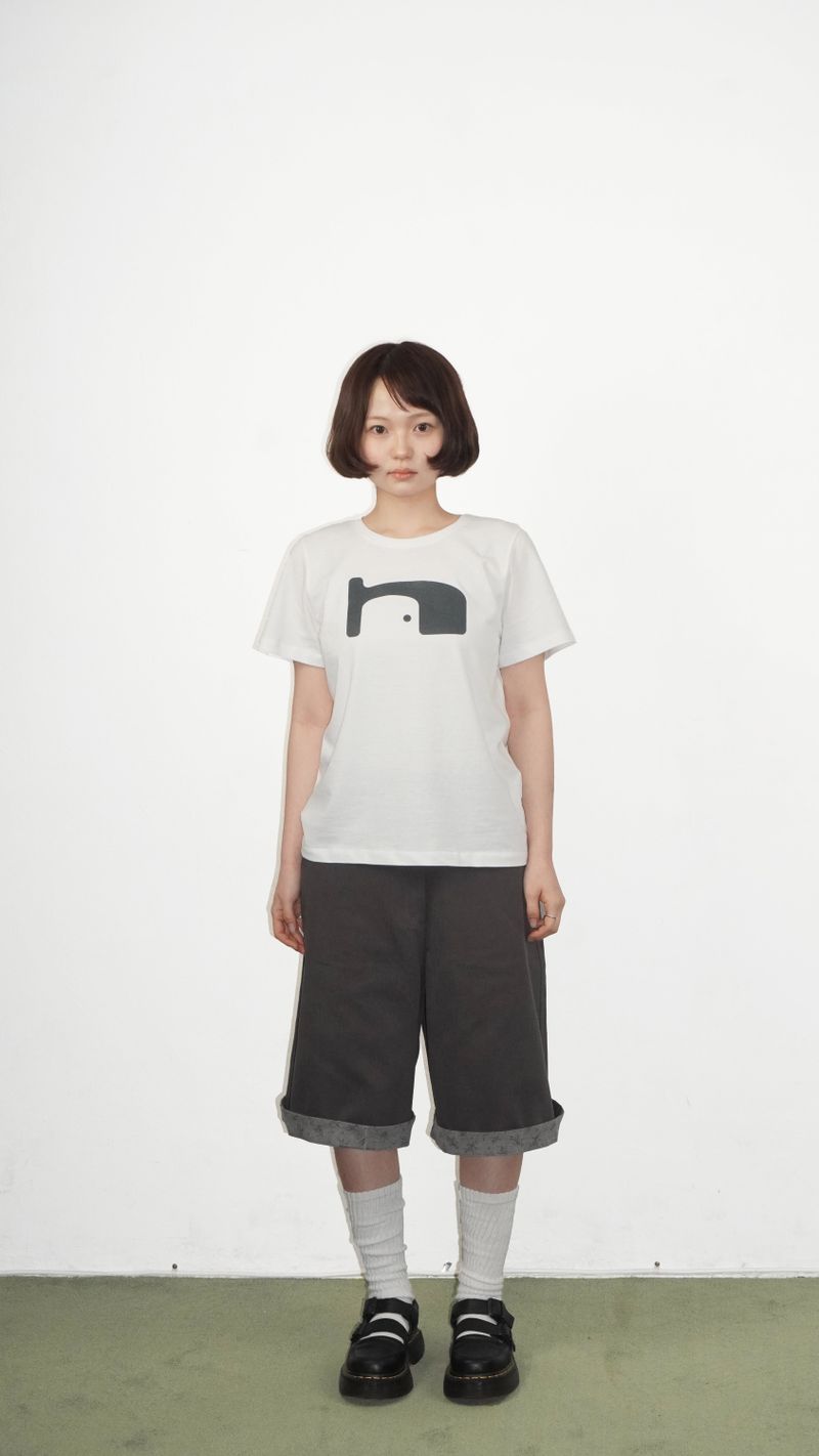 HOUSE LOGO T SHIRTS WHITE