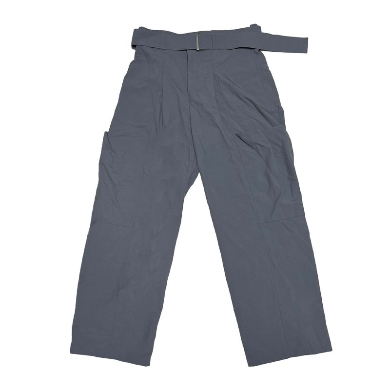 Nylon belted cargo pants