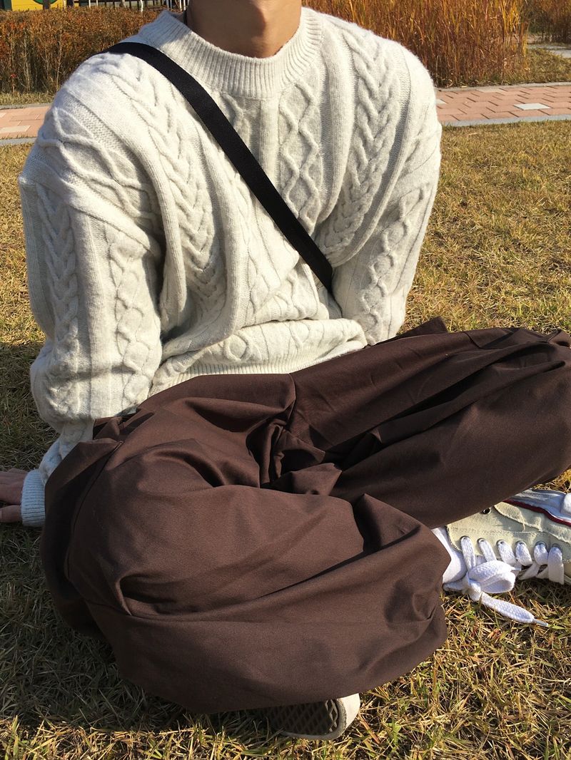 Leeum Fisherman Wool Knit 4C