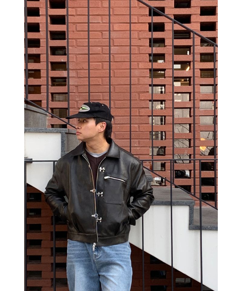 Pinter Hook Leather Jacket