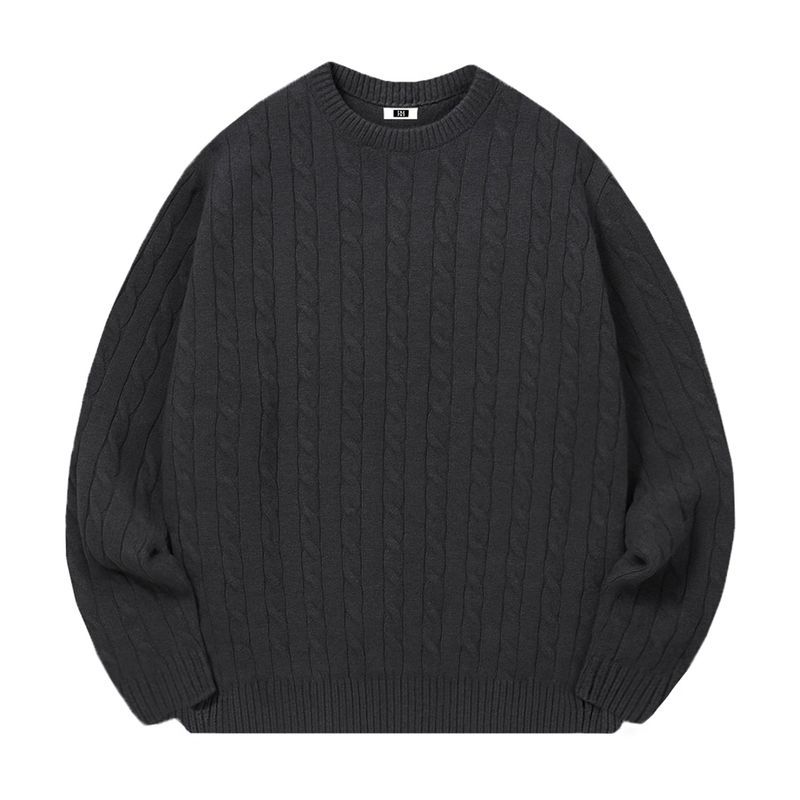 RANDOMOFF（ランダムオフ）の「[Unisex] RÉSERVE CABLE OVER FIT KNIT [CHARCOAL]（Tops）」
