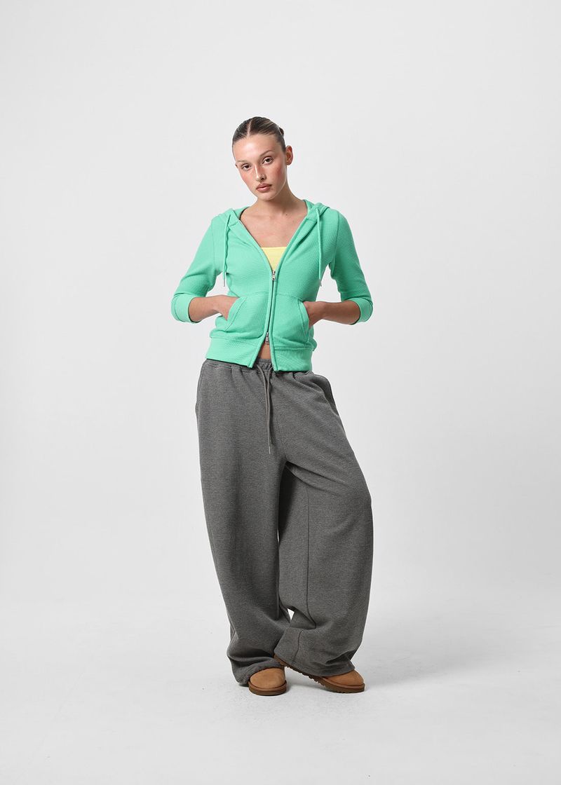 BLACKUP（ブラックアップ）の「[B-BASIC] Waffle Wide Two-Way Pants（Pants）」