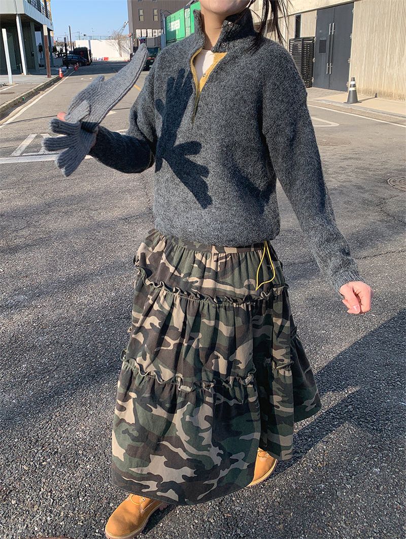 HENLEY ANORAK SWEATER (5C)